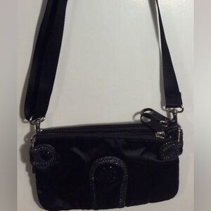 NWOT Kipling Gorilla Girls Nylon Shine Crossbody Bag